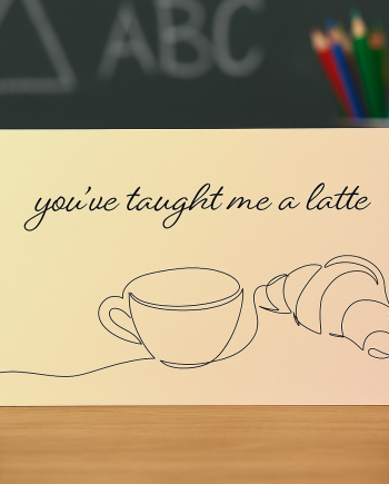 Coffee & Cake Voucher - Latte